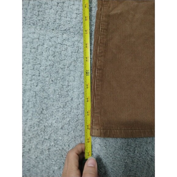 Women's Brown Boot Cut Corduroy Pants - Picture 4 of 8